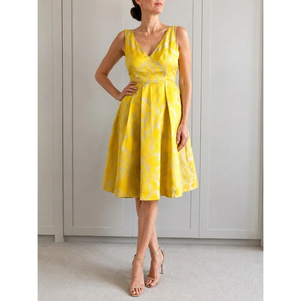 tory burch party dresses Tory Burch Dress 0 Talia Garden Party RARE Floral Green Runway shirtdress Nwt